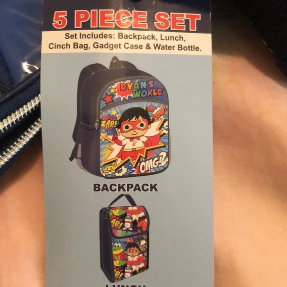 NEW Ryans world 5 piece backpack set - Picture 8 of 9